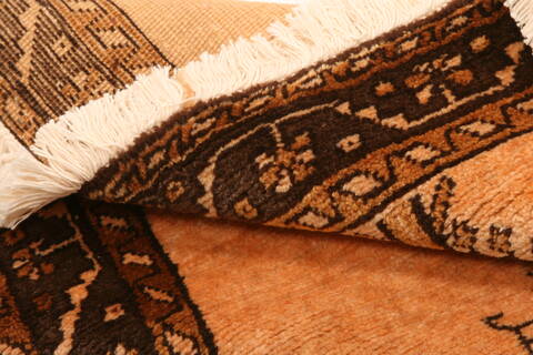 Gabbeh Beige Hand Knotted 36 X 68  Area Rug 100-24289 Image 5