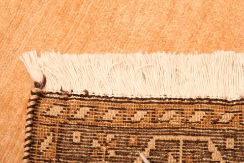 Gabbeh Beige Hand Knotted 36 X 68  Area Rug 100-24289 Image 7