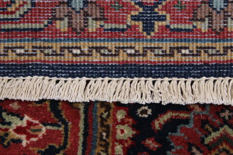 Herati Blue Runner Hand Knotted 27 X 80  Area Rug 250-24305 Image 11