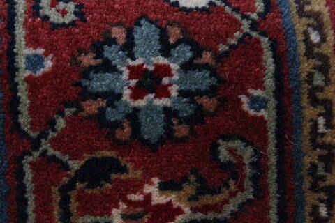 Herati Blue Runner Hand Knotted 27 X 80  Area Rug 250-24305 Image 8
