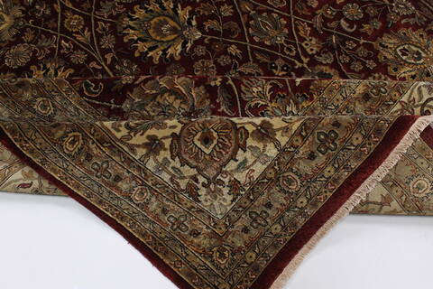 Tabriz Red Hand Knotted 118 X 153  Area Rug 250-24313 Image 10
