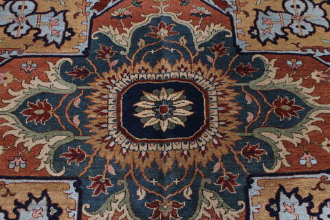 Serapi Blue Hand Knotted 1311 X 162  Area Rug 250-24324 Image 1