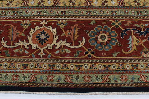 Serapi Blue Hand Knotted 1311 X 162  Area Rug 250-24324 Image 7