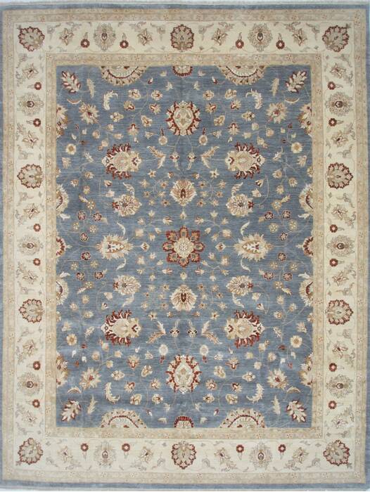 Pishavar Blue Hand Knotted 1110 X 153  Area Rug 250-24327 Image 0