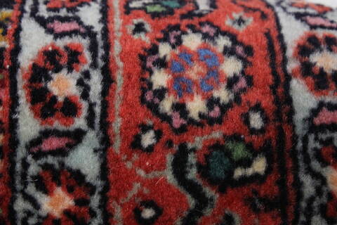 Bidjar Blue Runner Hand Knotted 24 X 65  Area Rug 250-24334 Image 6