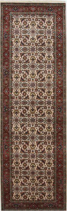 Herati Beige Runner Hand Knotted 27 X 81  Area Rug 250-24349 Image 0