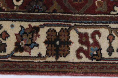 Karajeh Brown Runner Hand Knotted 20 X 78  Area Rug 250-24359 Image 1