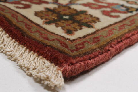 Karajeh Brown Runner Hand Knotted 20 X 78  Area Rug 250-24359 Image 4