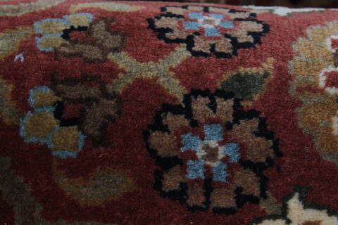 Karajeh Brown Runner Hand Knotted 20 X 78  Area Rug 250-24359 Image 6