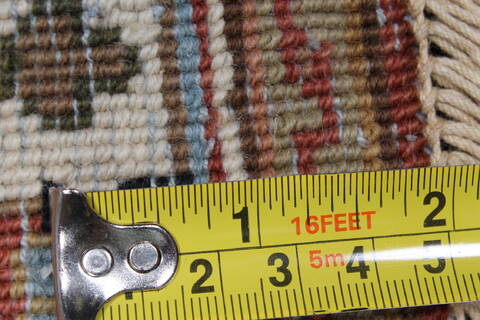 Karajeh Brown Runner Hand Knotted 20 X 78  Area Rug 250-24359 Image 9