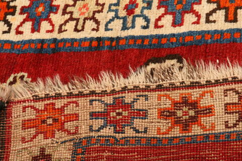 Gabbeh Red Hand Knotted 35 X 58  Area Rug 100-24363 Image 9