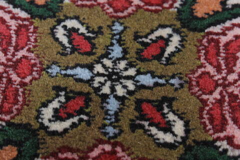 Sanandaj Red Runner Hand Knotted 211 X 84  Area Rug 250-24370 Image 8