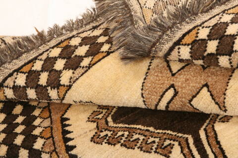 Gabbeh Beige Hand Knotted 311 X 611  Area Rug 100-24377 Image 4