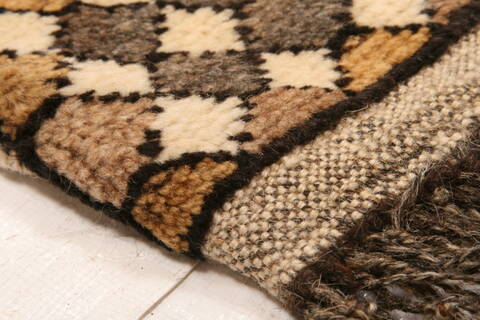 Gabbeh Beige Hand Knotted 311 X 611  Area Rug 100-24377 Image 9