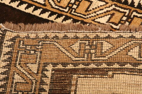 Gabbeh Yellow Hand Knotted 33 X 63  Area Rug 100-24378 Image 6