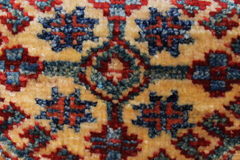 Kazak Red Runner Hand Knotted 26 X 77  Area Rug 250-24404 Image 8