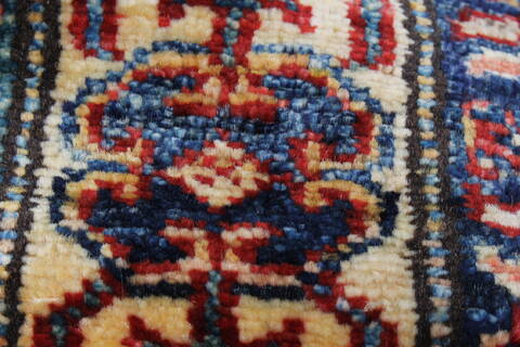 Kazak Red Runner Hand Knotted 26 X 77  Area Rug 250-24404 Image 9