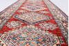 Kazak Red Runner Hand Knotted 26 X 77  Area Rug 250-24404 Thumb 2