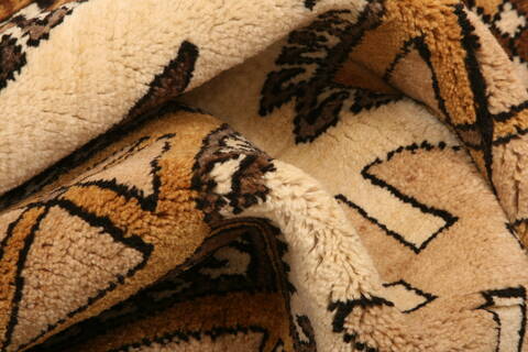 Gabbeh Brown Hand Knotted 310 X 69  Area Rug 100-24426 Image 1