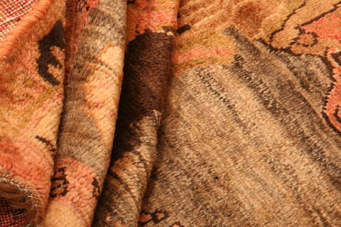 Gabbeh Brown Hand Knotted 52 X 710  Area Rug 100-24429 Image 3