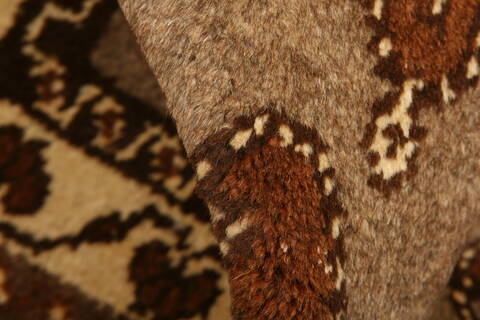 Gabbeh Brown Hand Knotted 37 X 53  Area Rug 100-24435 Image 1