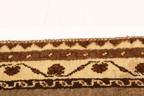 Gabbeh Brown Hand Knotted 37 X 53  Area Rug 100-24435 Image 8
