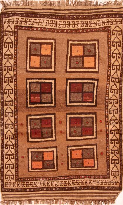 Baluch Brown Hand Knotted 311 X 511  Area Rug 100-24450 Image 0