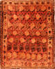 Gabbeh Red Hand Knotted 49 X 59  Area Rug 100-24452 Thumb 0