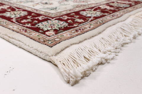 Sino-Persian Beige Runner Hand Knotted 26 X 80  Area Rug 250-24506 Image 6
