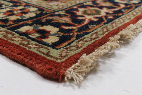 Serapi Brown Runner Hand Knotted 27 X 710  Area Rug 250-24509 Image 5