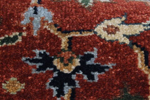 Serapi Brown Runner Hand Knotted 27 X 710  Area Rug 250-24509 Image 7