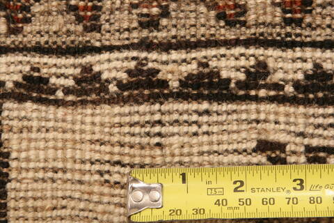 Gabbeh Beige Hand Knotted 39 X 64  Area Rug 100-24539 Image 6