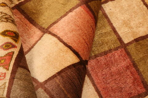Gabbeh Multicolor Hand Knotted 34 X 58  Area Rug 100-24558 Image 3