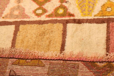 Gabbeh Multicolor Hand Knotted 34 X 58  Area Rug 100-24558 Image 7