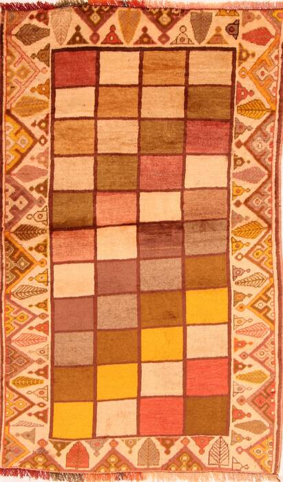 Gabbeh Multicolor Hand Knotted 34 X 58  Area Rug 100-24558 Image 0