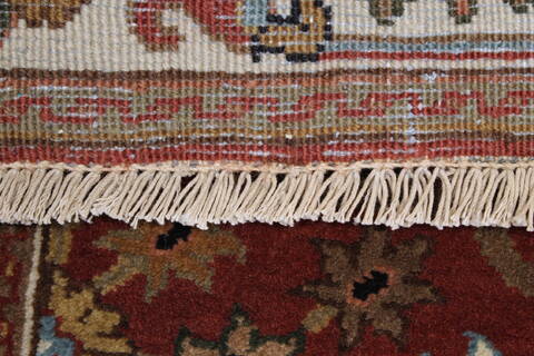 Semnan Brown Runner Hand Knotted 20 X 711  Area Rug 250-24563 Image 11