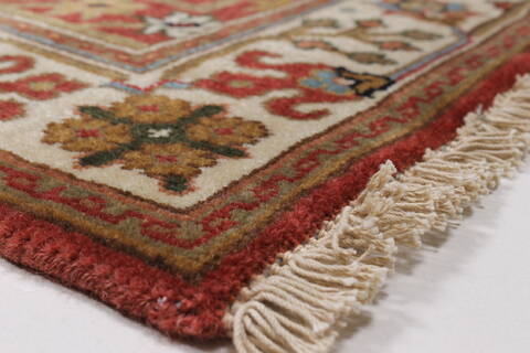 Semnan Brown Runner Hand Knotted 20 X 711  Area Rug 250-24563 Image 5