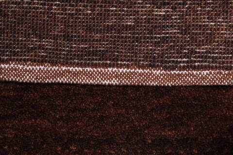 Gabbeh Brown Runner Hand Knotted 26 X 711  Area Rug 250-24583 Image 11