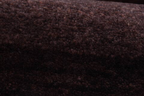 Gabbeh Brown Runner Hand Knotted 26 X 711  Area Rug 250-24583 Image 7