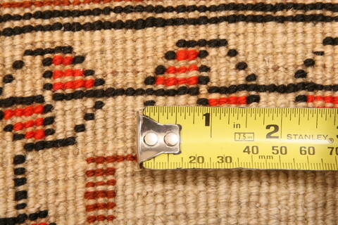 Gabbeh White Hand Knotted 34 X 63  Area Rug 100-24624 Image 6