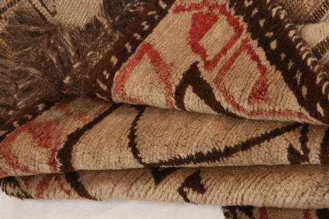 Gabbeh Grey Hand Knotted 35 X 510  Area Rug 100-24629 Image 4