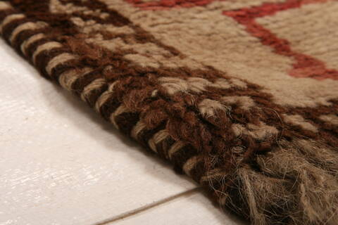 Gabbeh Grey Hand Knotted 35 X 510  Area Rug 100-24629 Image 7