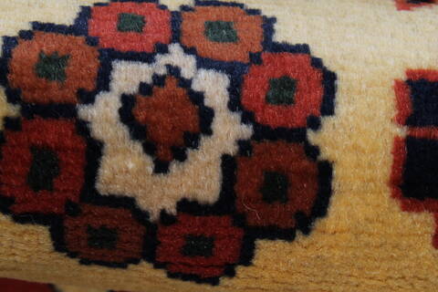 Turkman Yellow Runner Hand Knotted 29 X 68  Area Rug 250-24635 Image 8