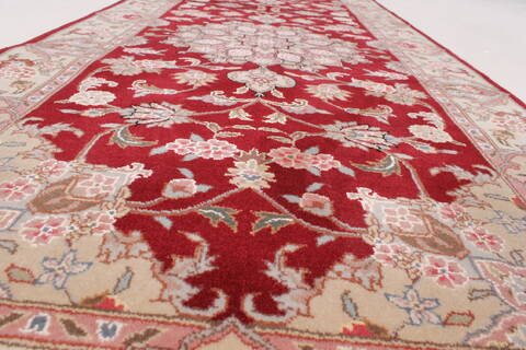 Sino-Persian Red Runner Hand Knotted 26 X 80  Area Rug 250-24663 Image 1