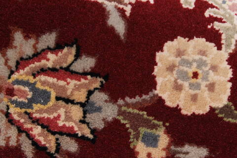 Sino-Persian Red Runner Hand Knotted 26 X 80  Area Rug 250-24663 Image 6