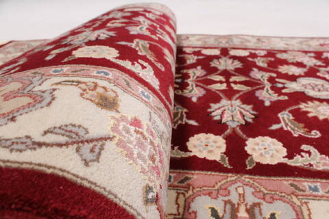 Sino-Persian Red Runner Hand Knotted 26 X 80  Area Rug 250-24663 Image 9