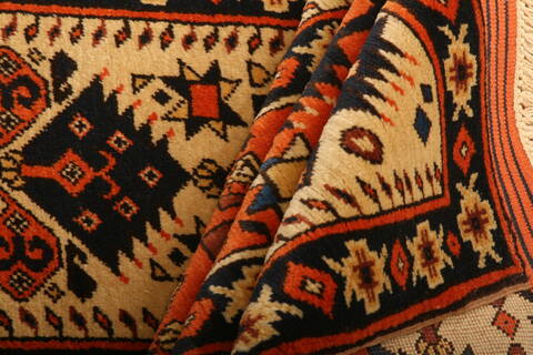 Shirvan Orange Hand Knotted 34 X 52  Area Rug 100-24676 Image 3