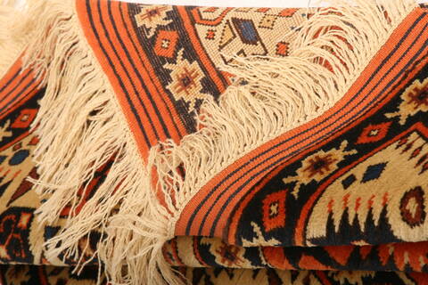 Shirvan Orange Hand Knotted 34 X 52  Area Rug 100-24676 Image 4