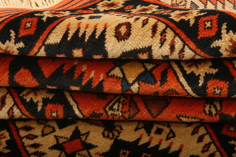 Shirvan Orange Hand Knotted 34 X 52  Area Rug 100-24676 Image 6