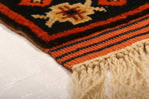 Shirvan Orange Hand Knotted 34 X 52  Area Rug 100-24676 Image 9